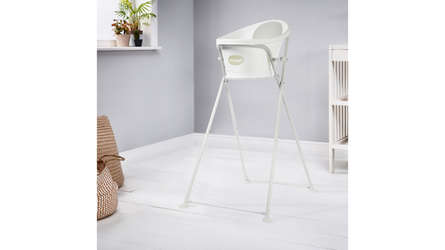 Shnuggle Folding Bath Stand Grey Harvey Norman New Zealand