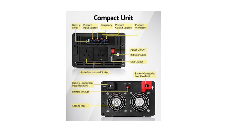 Giantz Power Inverter 2500W/5000W