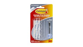 Command Cord Clips 17017 Clear 4 Pack
