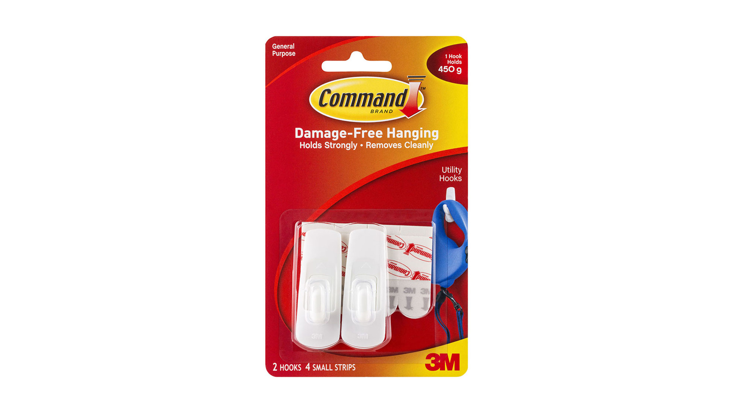 Command Hook 17002 Small White 2 Pack