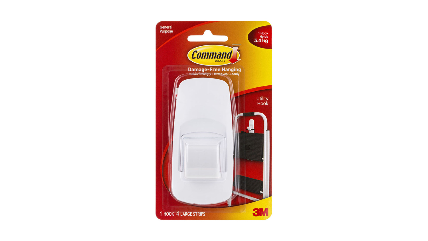 Command Hook 17004 Jumbo White