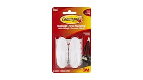 Command Hook 17081 Medium White Designer 2 Pack