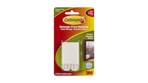 Command Poster Hanging Strips Medium White 4 Pack