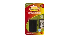 Command Poster Hanging Strips Black Medium Black 4 Pack