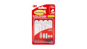 Command Refill Strips Assorted White 16 Pack