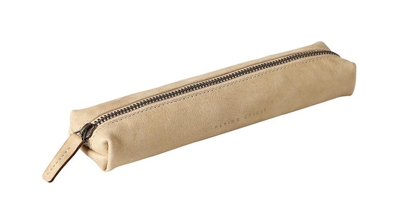 Flying Spirit Mini Pencil Case - Beige