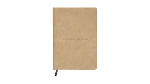 Flying Spirit A5 Leather Journal - Beige