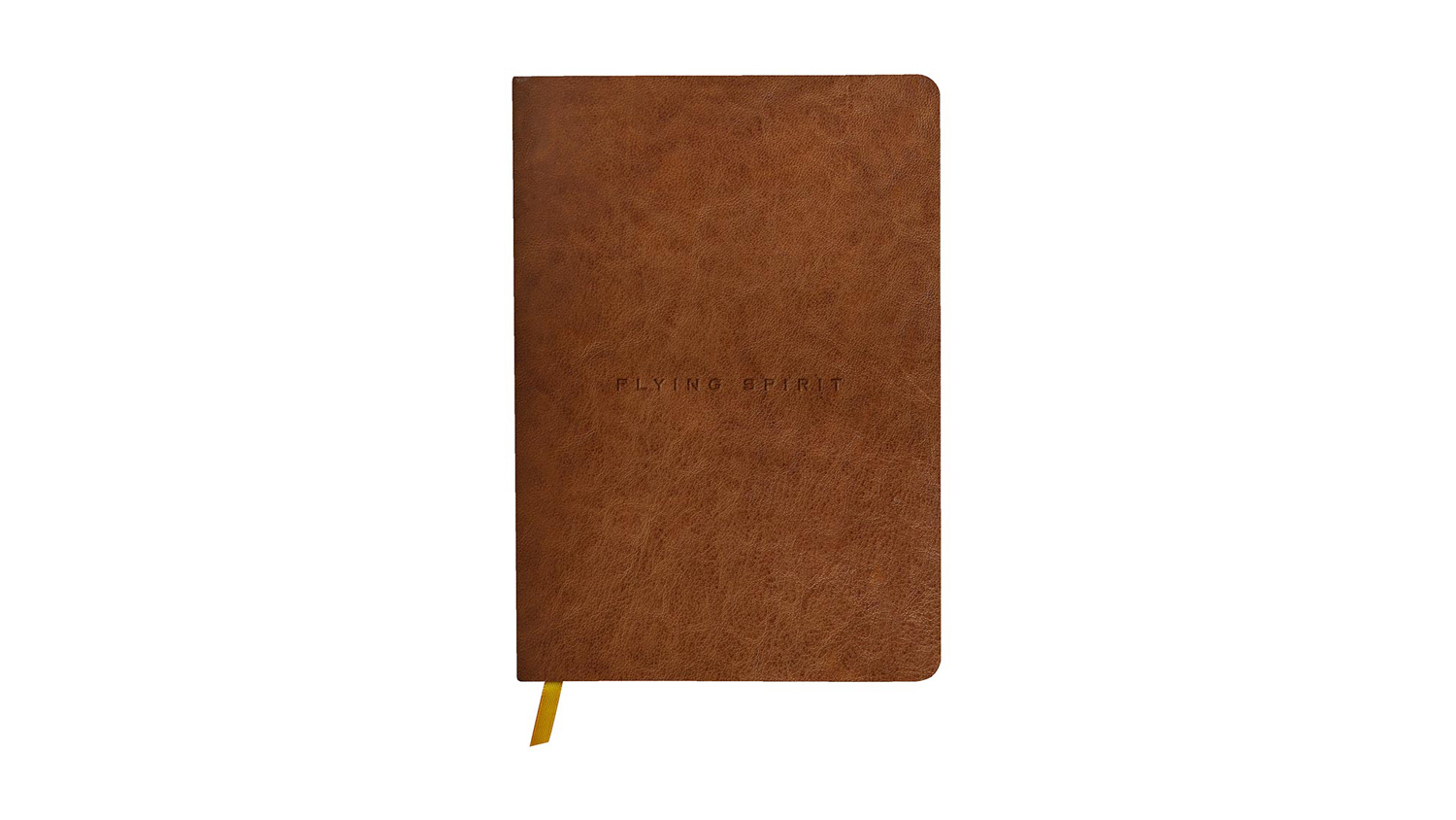 Flying Spirit A5 Leather Journal - Cognac