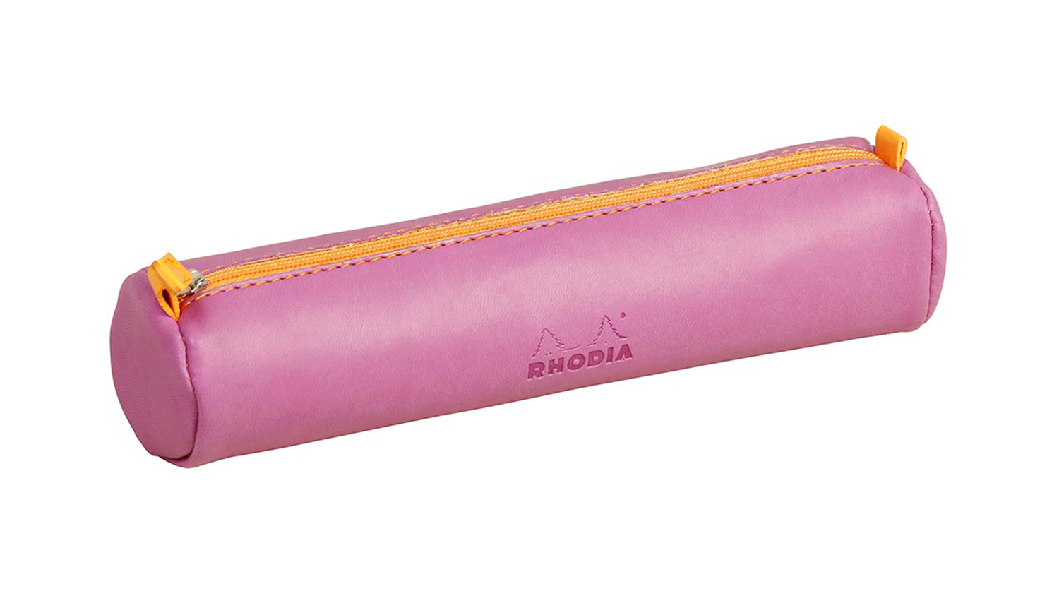 Rhodiarama Round Pencil Case - Lilac