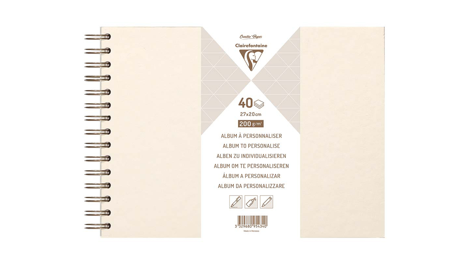 Clairefontaine Album 27x20cm - Ivory