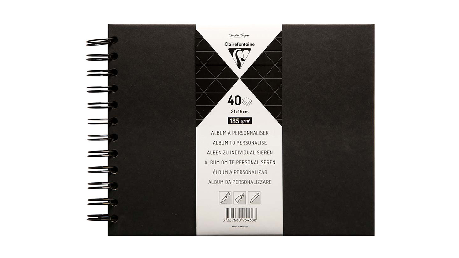 Clairefontaine Album 21x16cm - Black