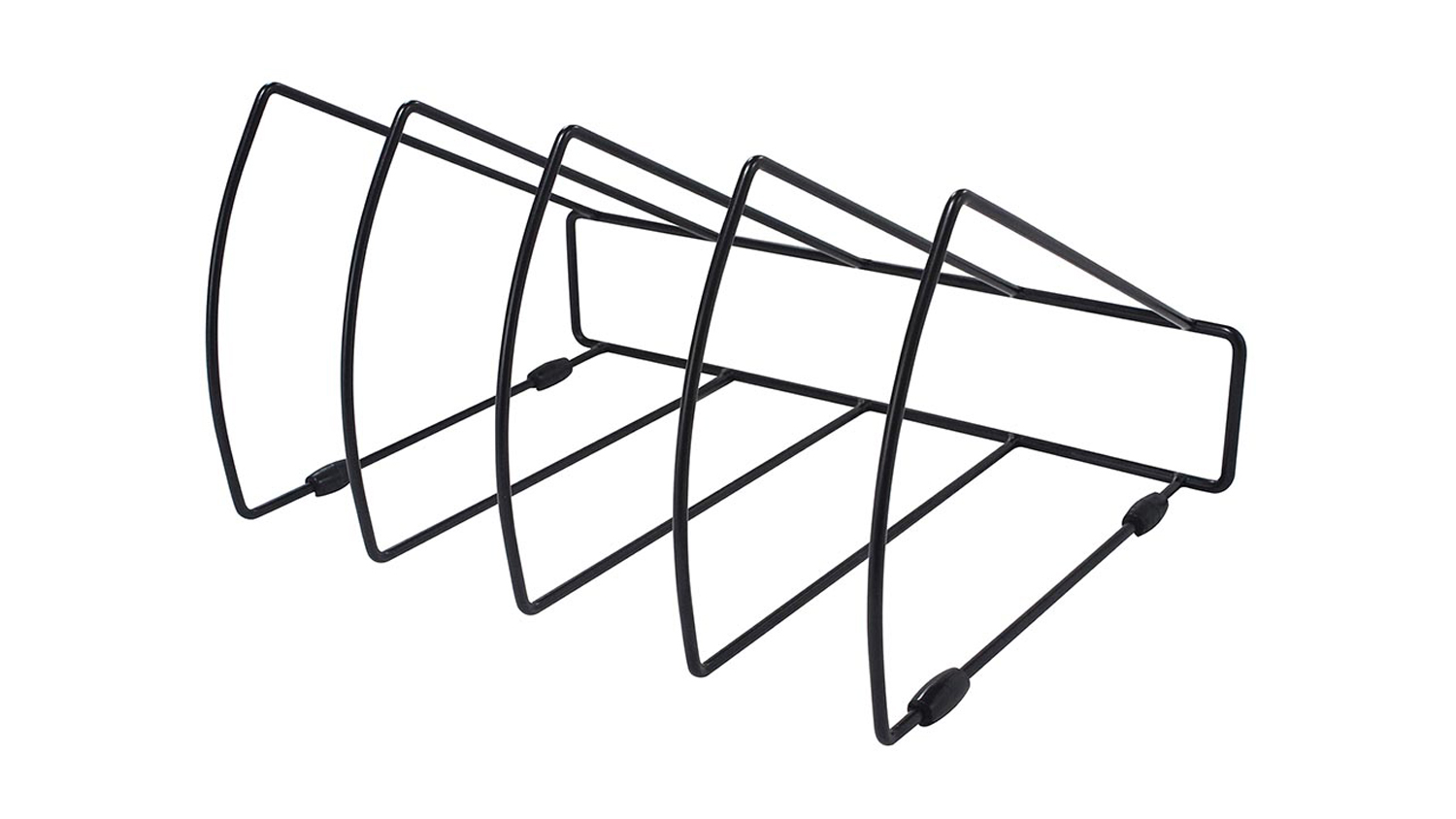 OSC File Rack Triangular 4 Slots - Black