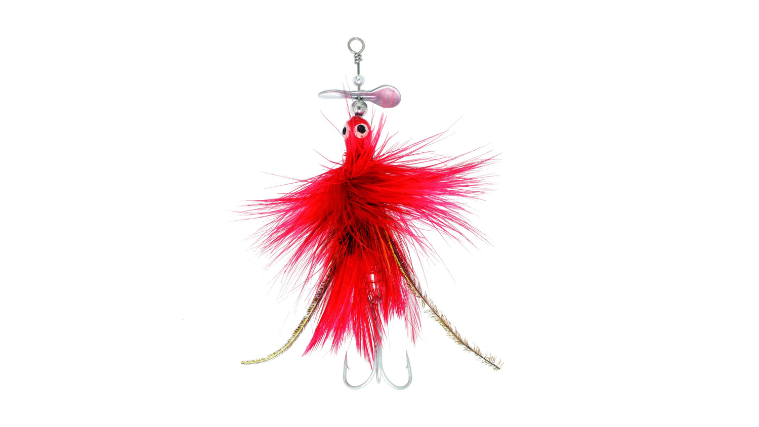 Colonel Classic Spin Fly Lures 4g - Red