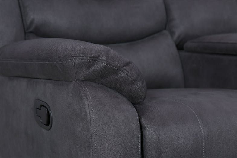 Balmoral 3 Piece Fabric Recliner Lounge Suite