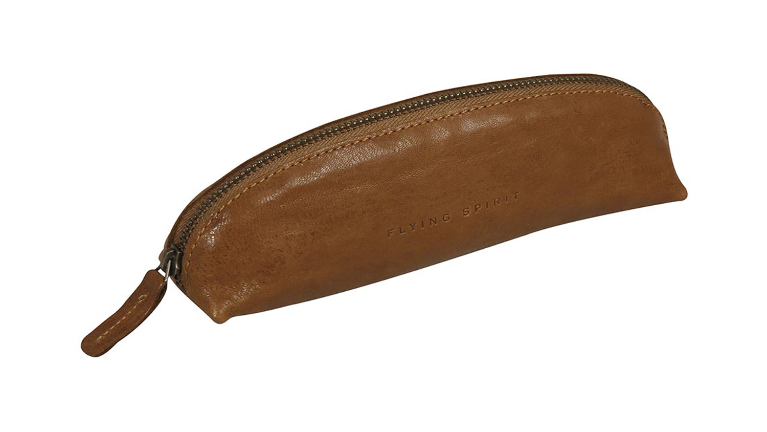 Flying Spirit Pencil Case Tri - Cognac