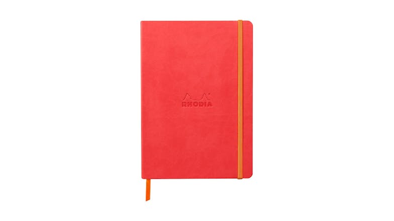 Rhodiarama Notebook A5 Lined - Coral