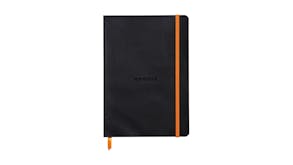Rhodiarama Notebook A5 Lined - Black