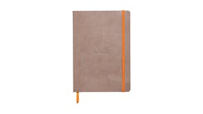 Rhodiarama Notebook A5 Lined - Taupe