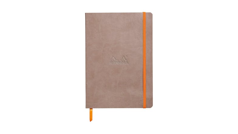 Rhodiarama Notebook A5 Lined - Taupe