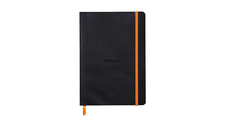 Rhodiarama Notebook A5 Dotted - Black