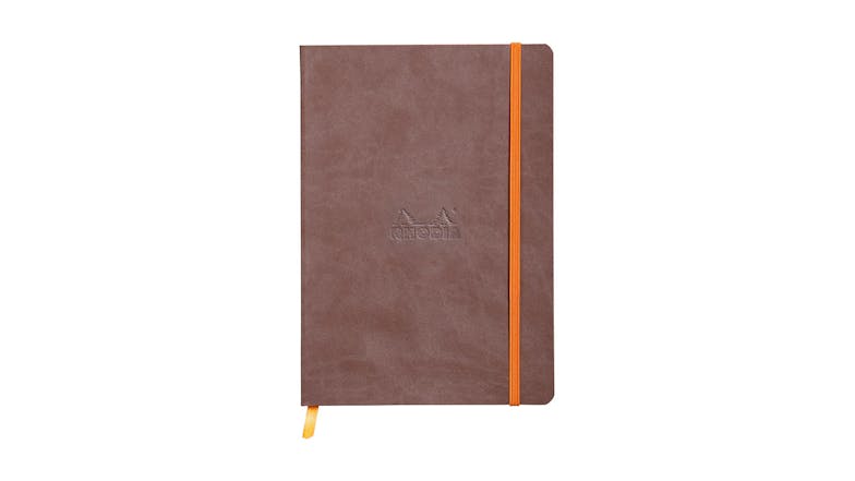 Rhodiarama Notebook A5 Dotted - Chocolate