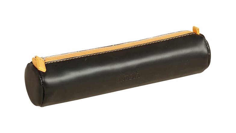 Rhodiarama Round Pencil Case - Black