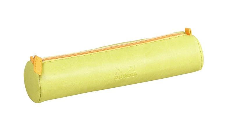 Rhodiarama Round Pencil Case - Anise Green
