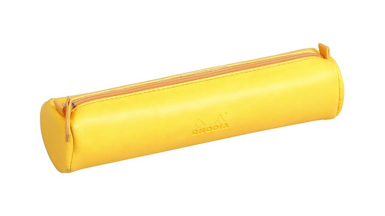 Rhodiarama Round Pencil Case - Daffodil