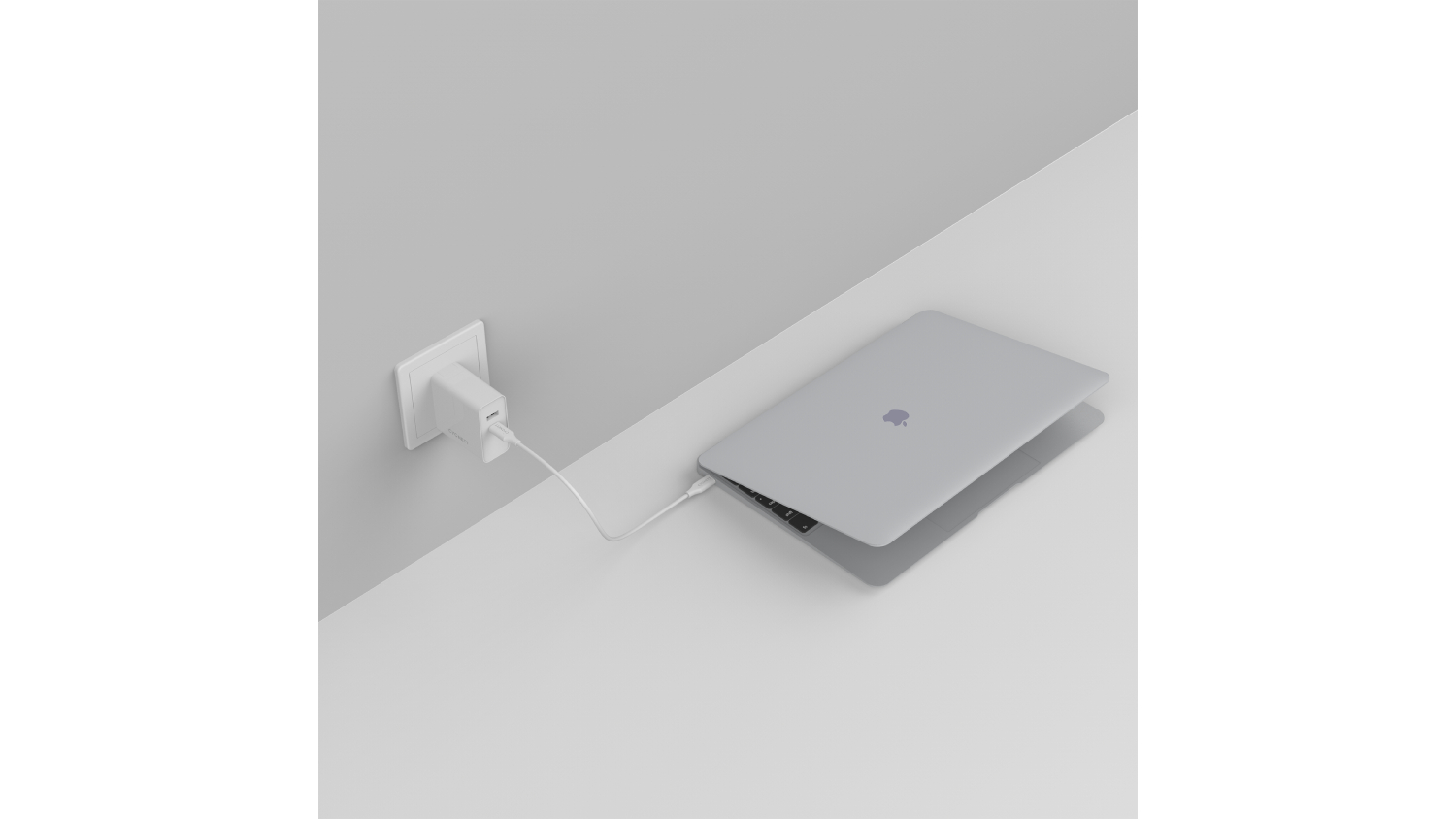 PowerPlus 60W Dual Wall Charger (USBA & USBC) with USBC to