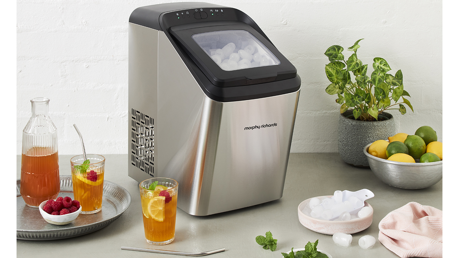 Morphy Richards 1.8kg Ice Maker - Stainless Steel (MRICE15SS)