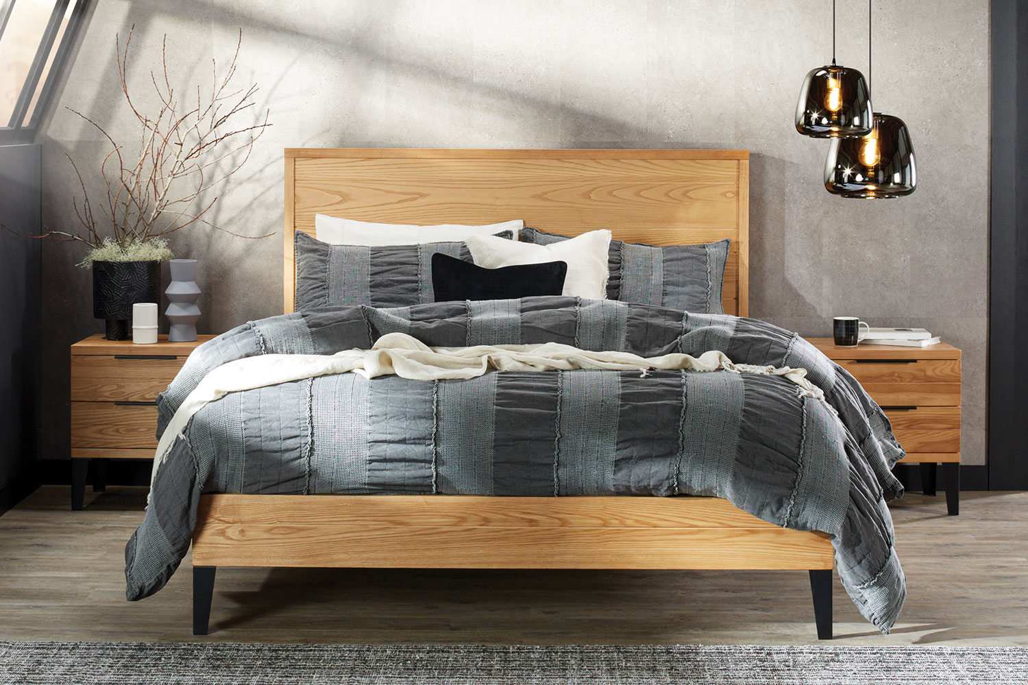 Huntsbury Super King Bed Frame Harvey Norman New Zealand