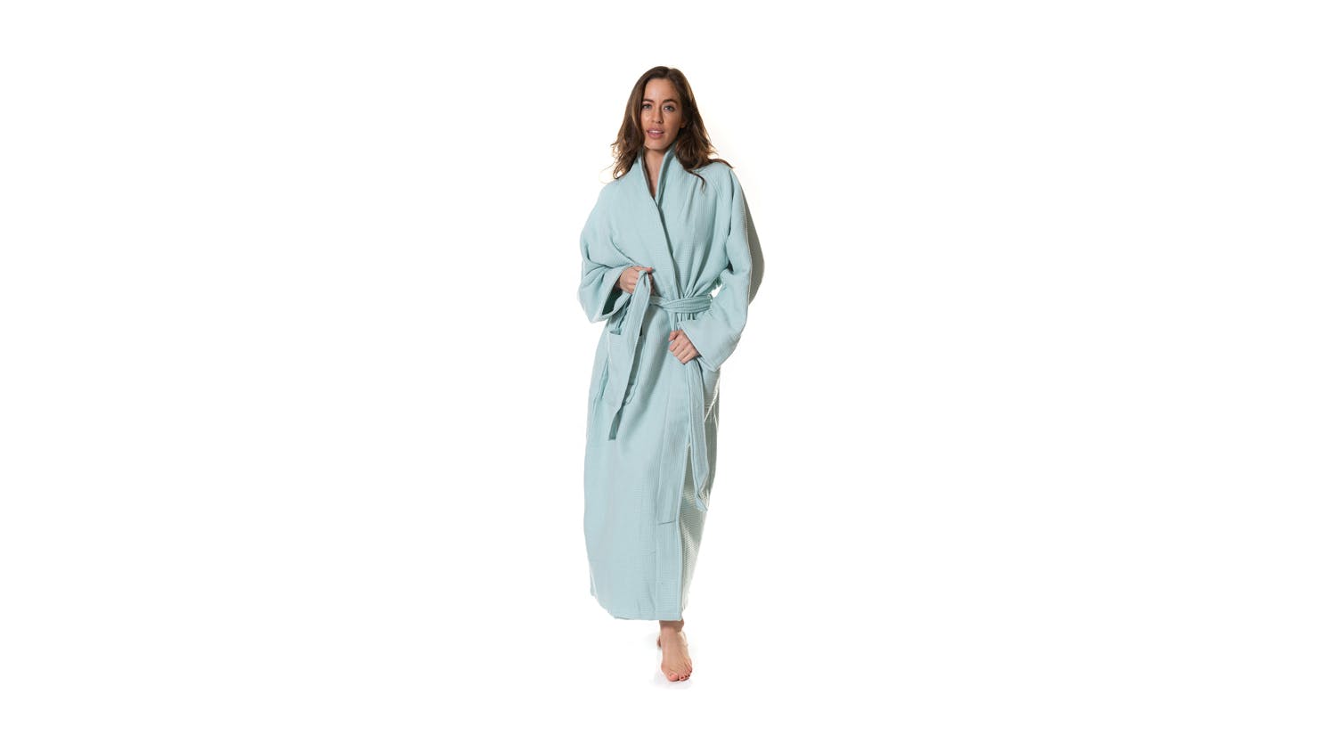 Royal Comfort Bathrobe Aqua - Small | Harvey Norman New Zealand