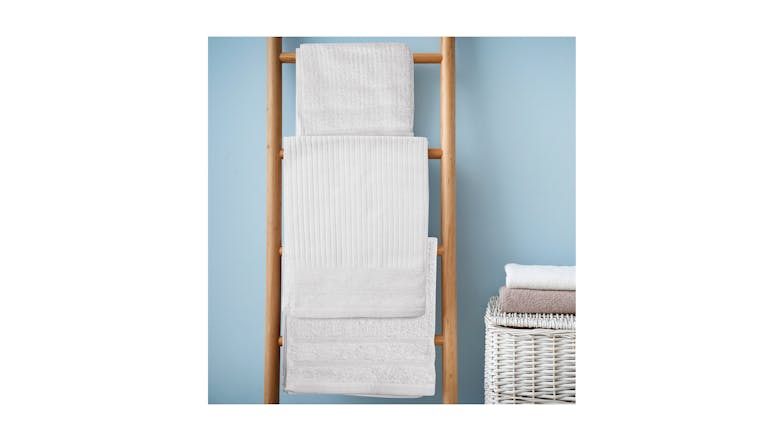 Royal Comfort Eden Cotton Towel Pack 8 Piece - White
