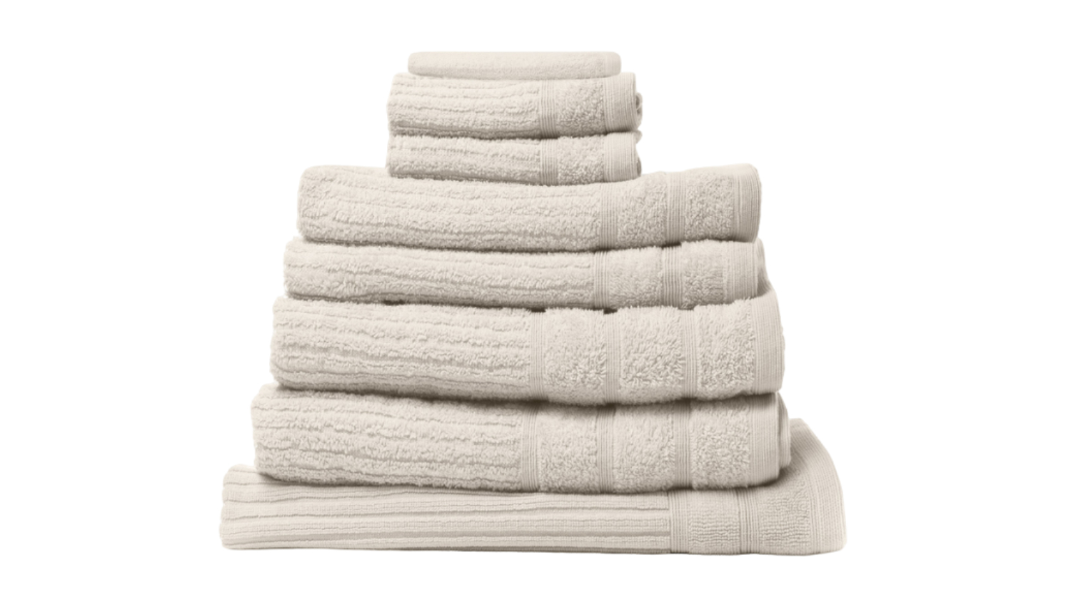 Royal Comfort Eden Cotton Towel Pack 8 Piece - Beige