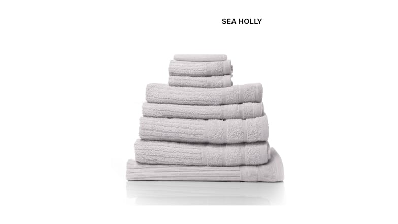 Royal Comfort Eden Cotton Towel Pack 8 Piece - Sea Holly