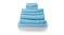 Royal Comfort Eden Cotton Towel Pack 8 Piece - Aqua