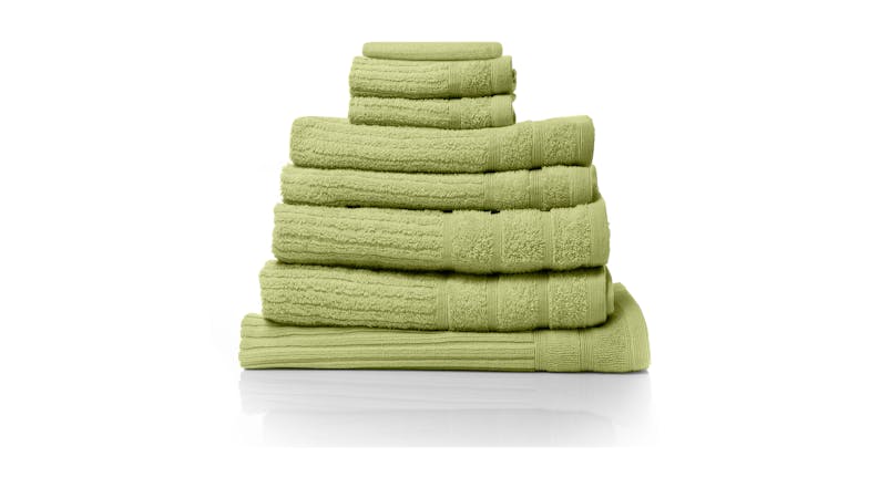 Royal Comfort Eden Cotton Towel Pack 8 Piece - Spearmint