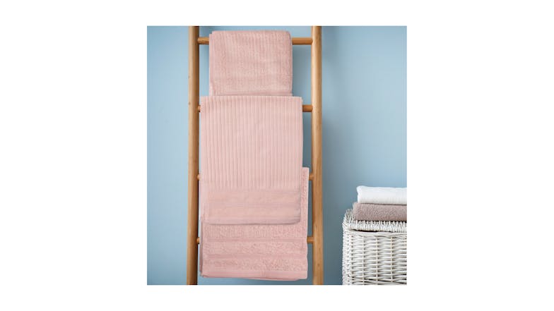 Royal Comfort Eden Cotton Towel Pack 8 Piece - Blush