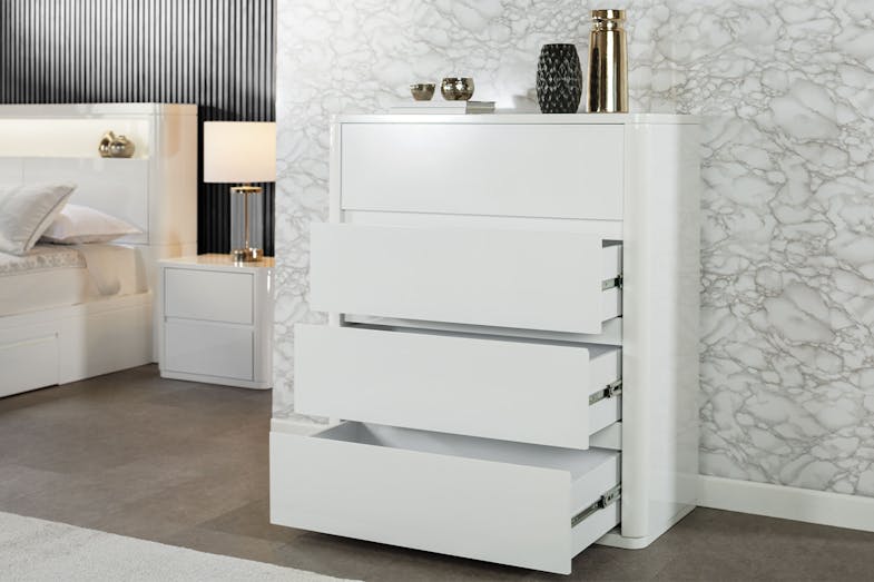 Alanya 4 Drawer Tallboy