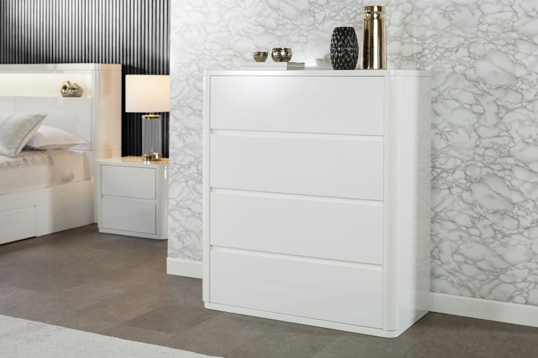 Alanya 4 Drawer Tallboy