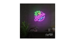 Radikal Neon "Aloha" Tropical Sign