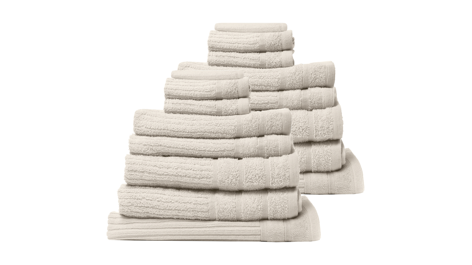 Royal Comfort Eden Cotton Towel Pack 16 Piece - Beige