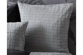 Estie Grey European Pillowcase by Luxotic