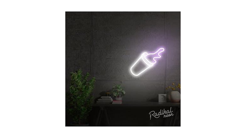 Radikal Neon Leaning Cup Sign