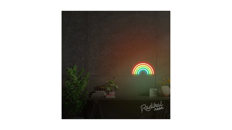 Radikal Neon Rainbow Sign