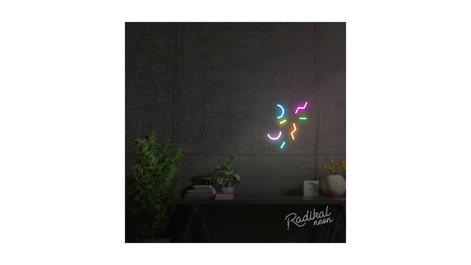 Radikal Neon Candy Sprinkles Sign