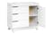 Hudson 3-Drawer Changer Dresser - White