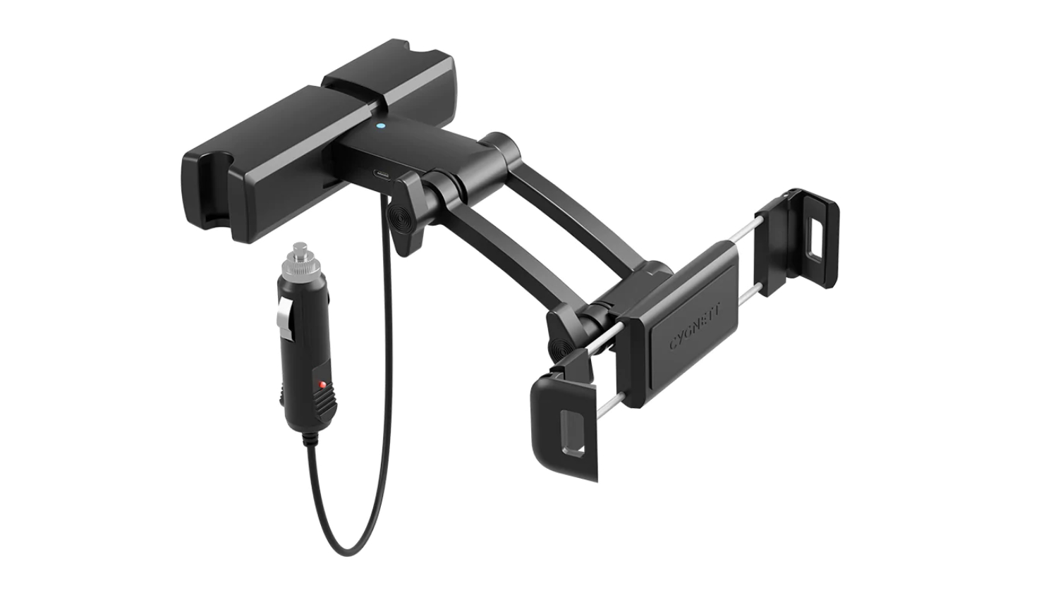 Cargo III Pro Adjustable InCar Tablet Mount with USB Ports