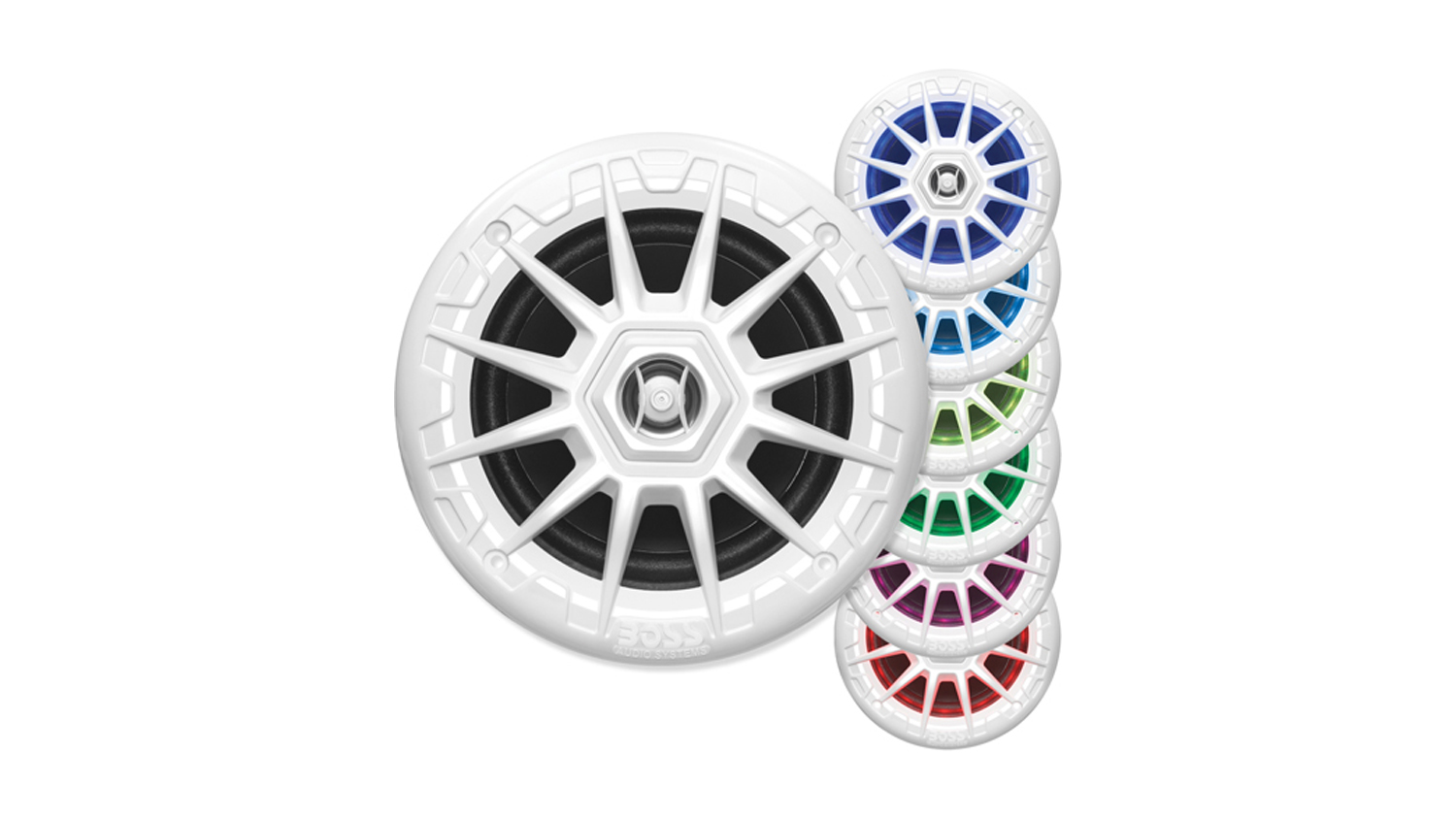 Boss Audio 150W 2-Way 5.25" Weatherproof Marine Speakers - White