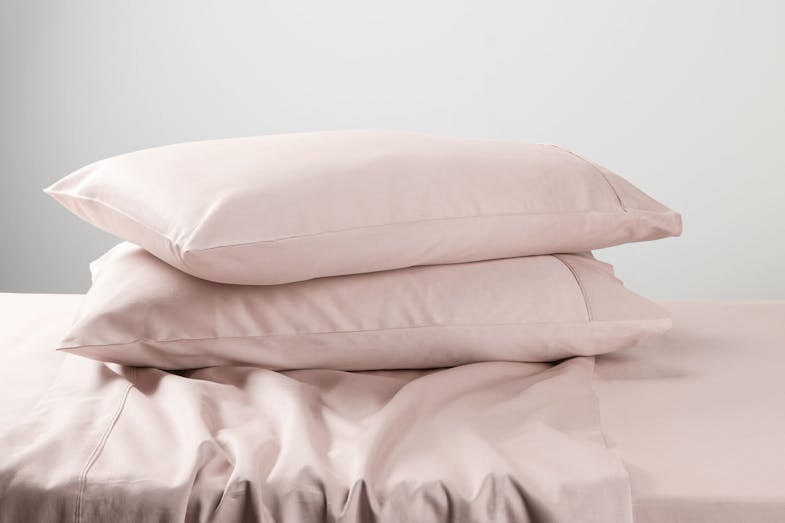 300TC 100% Cotton Queen Pillowcase Pair by Top Drawer - Blush